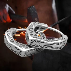 Pendientes de aro vikingos de acero inoxidable: Runas estilo nórdico